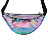 New Fanny Pack Multi-function Steam Punk Leg Fashion  Chest Bag Reflective Laser Shoulder Bag Women's Belt Waist Bag Pochete