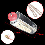 1pcs Mini Lighter Stones Handy Top Quality Lighter Stones in 6 Dispenser Replaced for Petrol Cigarette Lighter Camping Tool