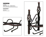 Wall-mounted four-bottle six-cup wine rack Wine Storage Shelf Hanging Shelf Barware Supplies Bar Wall Decor