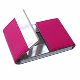 Double Open ID Credit Card Holder PU Leather Card Wallet Case Bank Card Business Style Case for Men Bussiness Cards Dropship