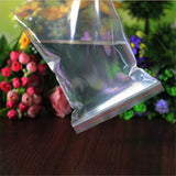 100 pcs/set 0.05 mm Thickness Jewelry  Postal Compressed Lock Reclosable Plastic Poly Clear Bags