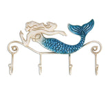 Iron Figurines Crafts Wall Hanger Hook Wall Mount Coats Towels Bags Key Rack Holder for Bathroom Metal Sculpture