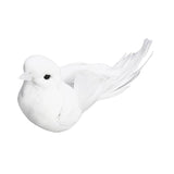 2PCS/lot Cute Artificial Feather Birds Bundled Foam Pigeons with Claw Photo Props Home Decoration