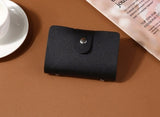 New PU Leather Function 24 Bits Card Case Business Card Holder Men Women Credit Passport Card Bag ID Passport Cover Card Wallet