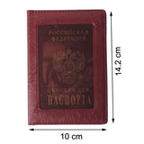 Russia Passport Cover Waterproof Passport Case Transparent Clear Case For Passport Business Card Holders Wallet Case Pouch