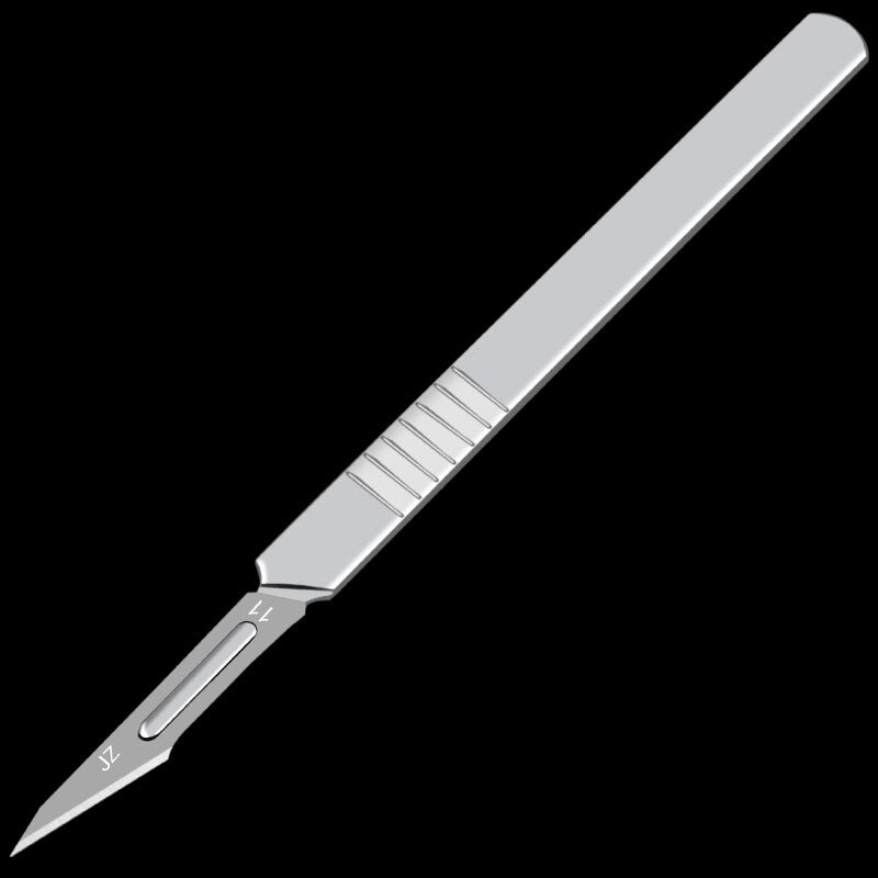 10pcs 11# 23# Carbon Steel Surgical Scalpel Blades + 1pc Handle Scalpel DIY Cutting Tool PCB Repair Animal Surgical Knife Secondary image