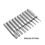 10pcs CR-V Torx Bits Set Screwdriver Drill Bit Hex Torx Repair Mobile Phone Bit T3 T4 T5 T6 T7 T8 T9 T10 T15 T20