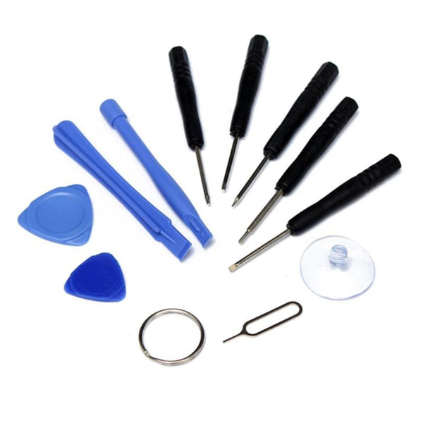Professional 11 in 1 Cell Phones Opening Pry Repair Tool Kits Smartphone Screwdrivers Tool Set For iPhone Samsung HTC Moto Sony