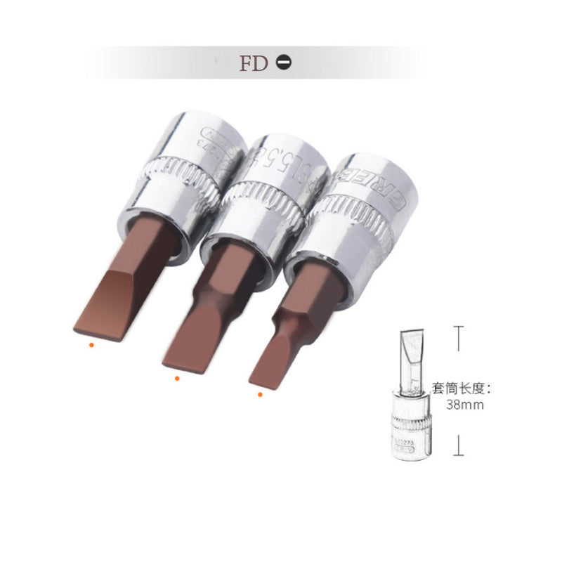 1Pc 1/4 Inch Drive Hex Bit Sockets Set Allen Key Ratchet Drive Adapter Socket Wrench Car Hand Tools H3 H4 H5 H6 H7 H8