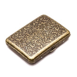 20pcs Vintage Metal Cigarette Box Men's Cigarette Case With Gift Box Packs Of Tobacco Cigarettes Holder Sigara Tabakasi Cadeau