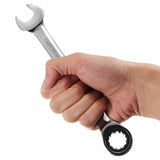 Ratchet Combination Metric Wrench Set Fine Tooth Gear Ring Torque and Socket Wrench Set Nut Tools for Repair A Set of Wrench