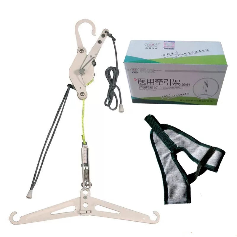 Pain Relief Hanging Neck Stretcher Neck Cervical Traction Stretch Gear Brace Kit Secondary image