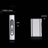 Portable Automatic Cigarette Case Aluminium Alloy Gadgets For Men USB Lighters Electric Lighter Ejection Holder Cadeau Homme