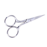 Stainless Steel Nose Hair Scissors Beard Eyebrow Facial Hairs False Eyelashes Trimmer Scissors with Sharp Edge Blades