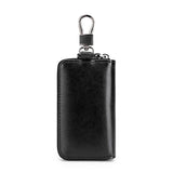 Genuine Leather Wallet Keychain Holder Pouch Purse Key Organizer Cover Bag Fashion Men Key Holder Car Key Case housekeeper