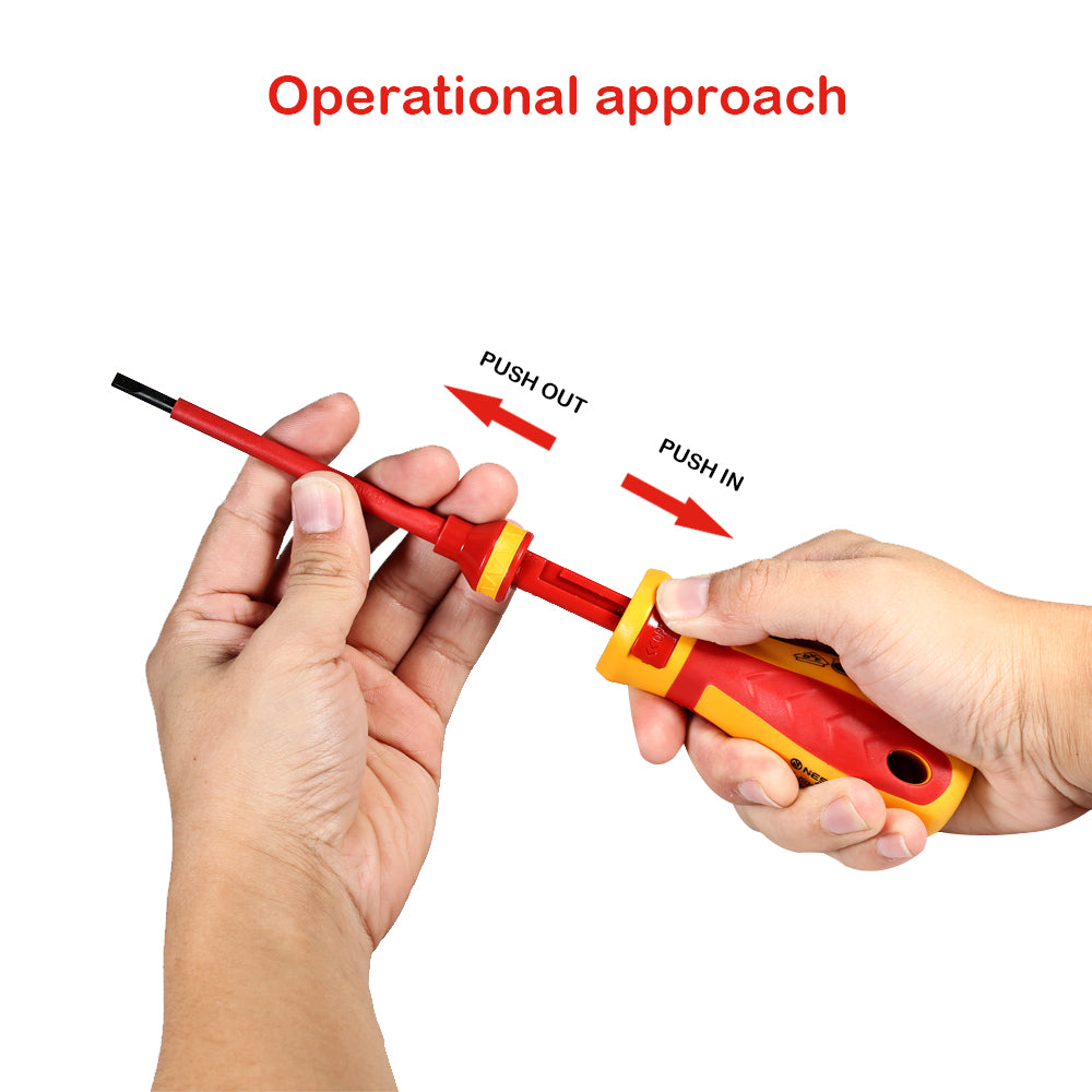 13pcs 1000V hand tools multitool Insulated Screwdrivers Set + Magnetic Slotted Phillips Pozidriv Torx Bits electrician tools
