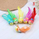 DIY Table Bookshell Ornament Mini Craft Birds Artificial Bird Feather Foam Cute Simulation Bird Sparrow Home Decor