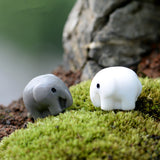 1/2/10pcs Animals Miniatures Figurines Ladybug Snail Owl Tortoise Dogs Resin Craft Dollhouse Bonsai Decor Terrarium Decoration