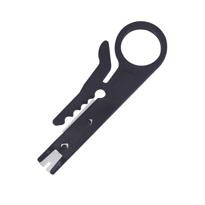 Portable Wire Stripper Knife Crimper Pliers Crimping Tool Cable Stripping Wire Cutter Cut Line Tool Cable Stripping Wire Cutter