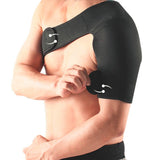 Adjustable Dislocated Shoulder Support Breathable Gym Sports Care Single Shoulder Support Back Brace Guard Strap Wrap Belt Band