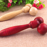 Wooden Eye Face Roller Health Care Massager Primary Wood Color Relaxing Neck Chin Slimming Face-lift Massage Tool