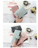 Women Wallets Small Fashion Brand Leather Purse Women Ladies Card Bag For Women  Clutch Women Female Purse Money Clip Wallet