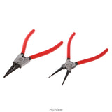 7 Inch Internal External Curved Straight Pliers Retaining Clips Snap Ring Tip Circlip Pliers For Useful Hand Tool