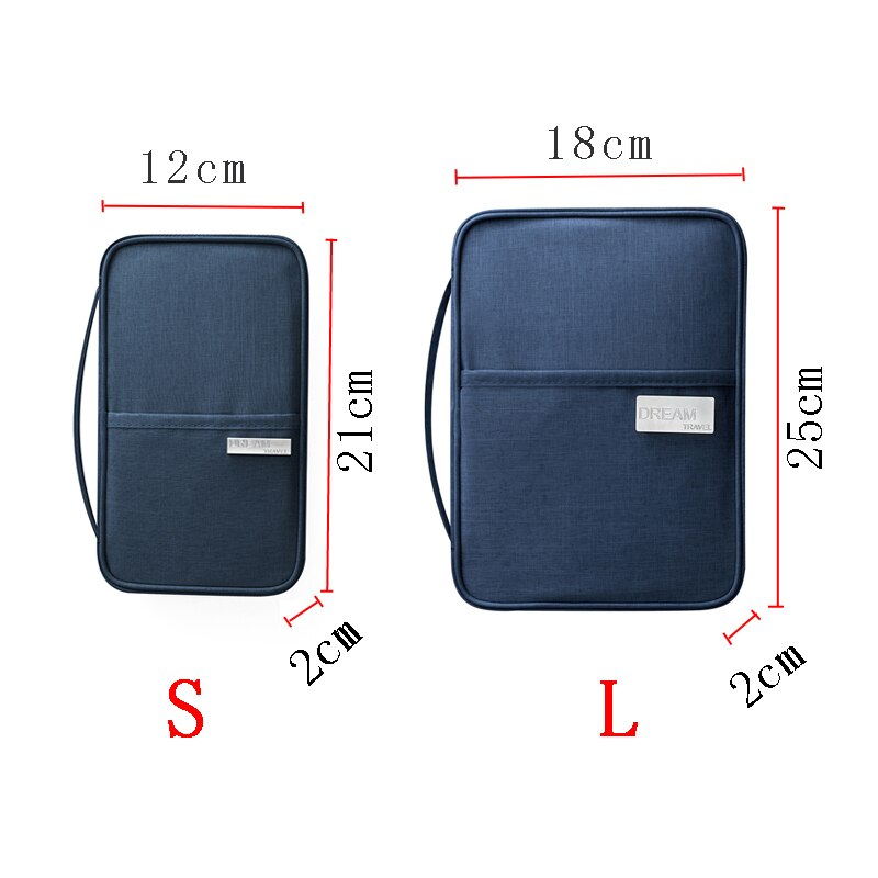 Travel Accessories Storage Bags For Travel Wallet With Passport Cover  Credit ID Cards Tickets Holder Purse Bag Oxford Wallets