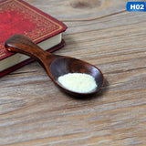 1Pcs Hot Selling Small Little Mini Natural Wooden Spoon Scoop Tea Honey Coffee Condiment Salt Sugar Spoon