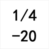 1Pc 1/4 - 20 24 27 28 32 36 40 UNC UNS UNF UNEF Right Hand US Tap Pitch Threading Tools For Mold Machining TPI 1/4"
