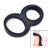 Silicone Reusable Condom Soft Dick Ring Male Penis Extension Sleeves Condoms For Men Contraceptive Condoms Adult Sex Toys
