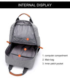 Men's Backpack Casual Business Notebook Backpack Light 15.6-inch Laptop Bag Anti Theft Backpack Travel Rucksack Gray sac a dos