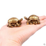 The copper tortoise turtle longevity Home Furnishing Figurine rich crafts decoration Symbolize wealth Animal figurine statue