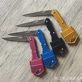 Mini Key Knife Letter Camp Outdoor Keyring Ring Keychain Fold Open Opener Pocket Package Survive gadget Multi Tool Blade Box kit