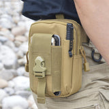 Men waist bag Casual Durable waist pack Belt Canvas Multifunction Military Bag Zipper Waterproof Waist Bag for Outdoor Wear