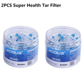 100pcs Set Disposable Smoking Filter Cigarettes Pipe Tobacco Cigarette Holder Reduce Tar Filter Mouthpiece Cleaning Container