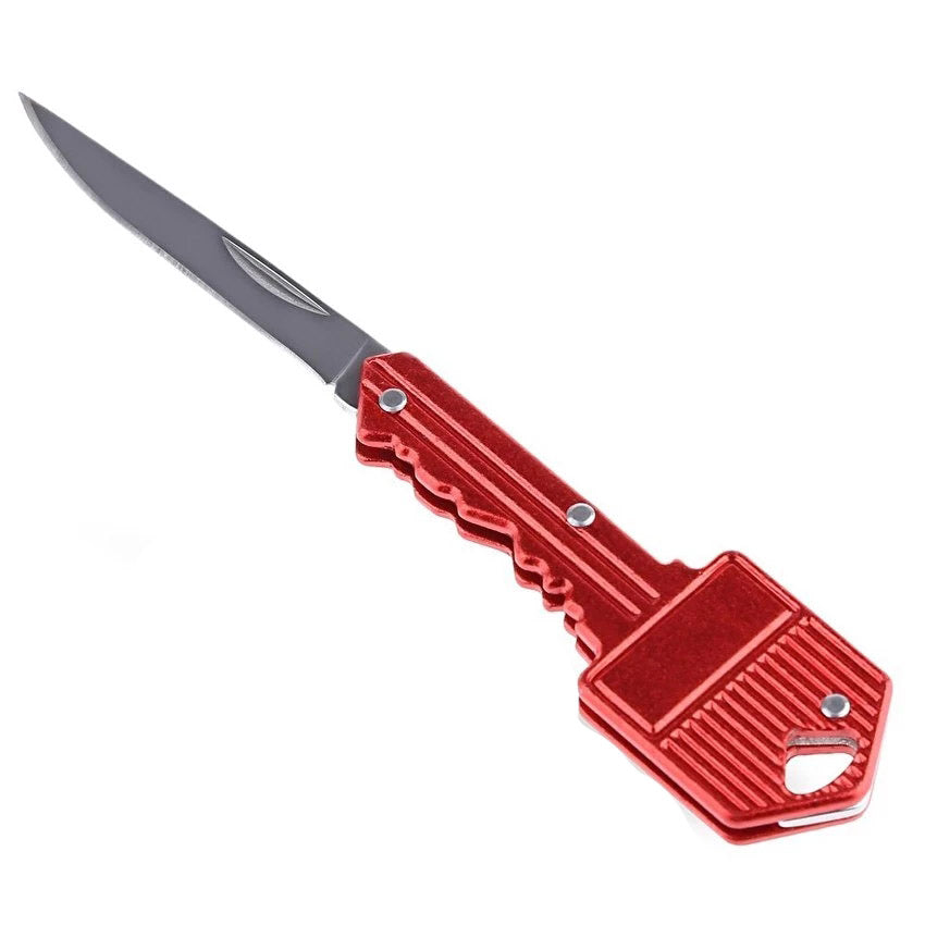 Mini Key Knife Letter Camp Outdoor Keyring Ring Keychain Fold Open Opener Pocket Package Survive gadget Multi Tool Blade Box kit