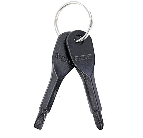 Portable Phillips Slotted Screwdriver Key Ring keyring Multi Mini Pocket Repair Tool Gadget Camp Hike Outdoor