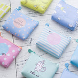 Summer New Brand Leather Purses Small Fresh Casual Pu Coin Wallet Lady Fashion Fruits Pattern Cartoon Dollar Money Bag