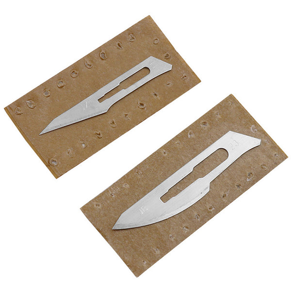 10pcs 11# 23# Carbon Steel Surgical Scalpel Blades + 1pc Handle Scalpel DIY Cutting Tool PCB Repair Animal Surgical Knife