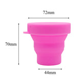 Menstrual Sterilizing Cup Collapsible Silicone Cup flexible to clean Menstrual Cup Recyclable Camping Foldable Sterilizer Cup