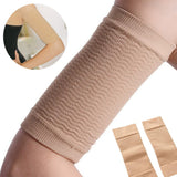 Weight Loss Calories Compression Arm Leg Shaper Sleeve Varicose Veins Support Tennis Fitness Elbow Socks Slimming Wrap 2pcs/lot