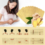 Health Care Ginger Patch Natural Herbs Chinese Medical Pain Patch Knee/Neck/Back Plaster Pain Relief Sticker 10pcs/lot