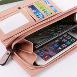 Women Wallets Fashion Lady Wristlet Handbags Long Money Bag Zipper Coin Purse Cards ID Holder Clutch Woman Wallet Burse Notecase