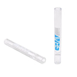 1pc 10cm Clear Glass Classical Pipes Tobacco Smoking Pipe Rolling Paper Herb Cigarette Steamroller Random Color Cigarette Pipe