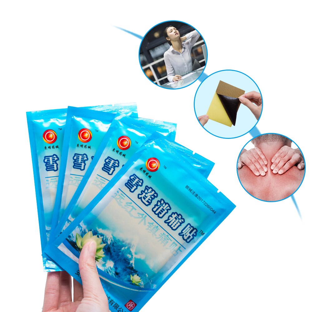 56Pcs/7Bags Medical Arthritis Pain Plaster Upper Back Muscle Pain Relief Patch Tiger Balm Sciatica Back Pain Plaster D1143 Main image