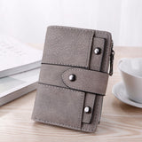 Women Wallet Leather Zip Coin Purse Clutch Handbag Small Mini Card Holder Short Purse Coin ID Credit Card PU cartera mujer