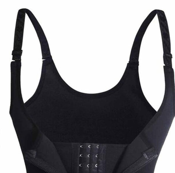 Shoulder Strap Waist Trainer Slimming Belt Vest Corset Women Zipper Hook Body Shaper Waist Cincher Slimming Weight Loss