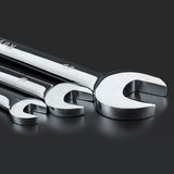 Ratchet Combination Metric Wrench Set Fine Tooth Gear Ring Torque and Socket Wrench Set Nut Tools for Repair A Set of Wrench