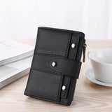 Women Wallet Leather Zip Coin Purse Clutch Handbag Small Mini Card Holder Short Purse Coin ID Credit Card PU cartera mujer